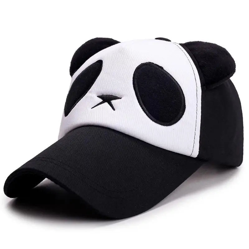 Summer Cute Panda Baseball Caps For Men Women Cotton Hip Hop Sun Protection Boys Girls Outdoor