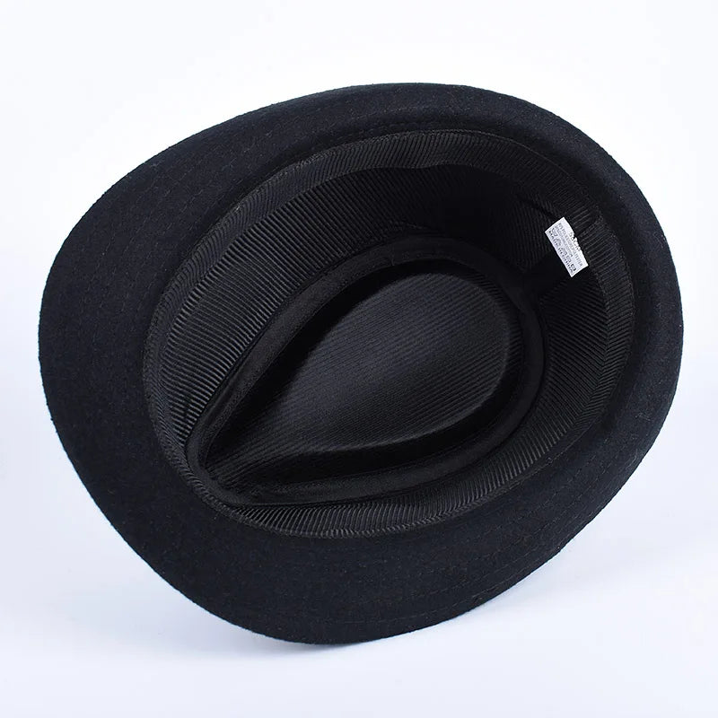 Classic Fedora Men's Hats 2026 Casual Short Sleeve Trilby Top Hat
