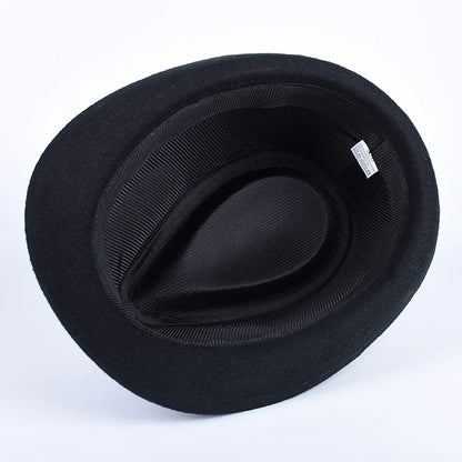 Classic Fedora Men's Hats 2026 Casual Short Sleeve Trilby Top Hat