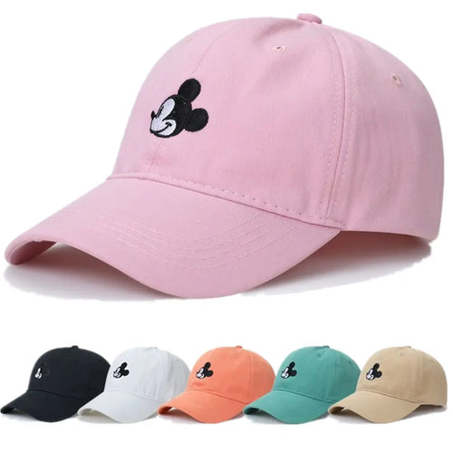 Unisex Cap Mickey Cartoon Cotton Baseball Cap For Men Women