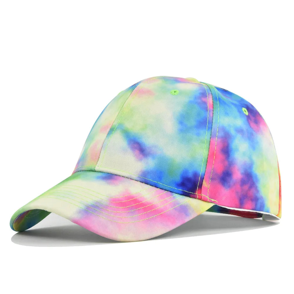 Unisex Spring Summer Dyed Baseball Cap