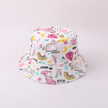 2-4 Years Summer Baby Hat Kids Cotton UV Protection Sun Cap Children