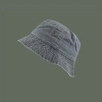 Bucket Hat Retro Washed Denim Fisherman Hat