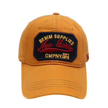 New York Letter Embroidery Baseball Cap Sun Visor Snapback Hip Hop Unisex Washed Cotton Dad Hats