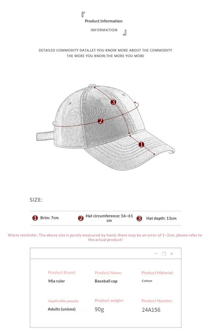 Soft Top Embroidered Letter Men's Breathable Sun Shading Baseball Cap For Outdoor Travel Duckbill Cap