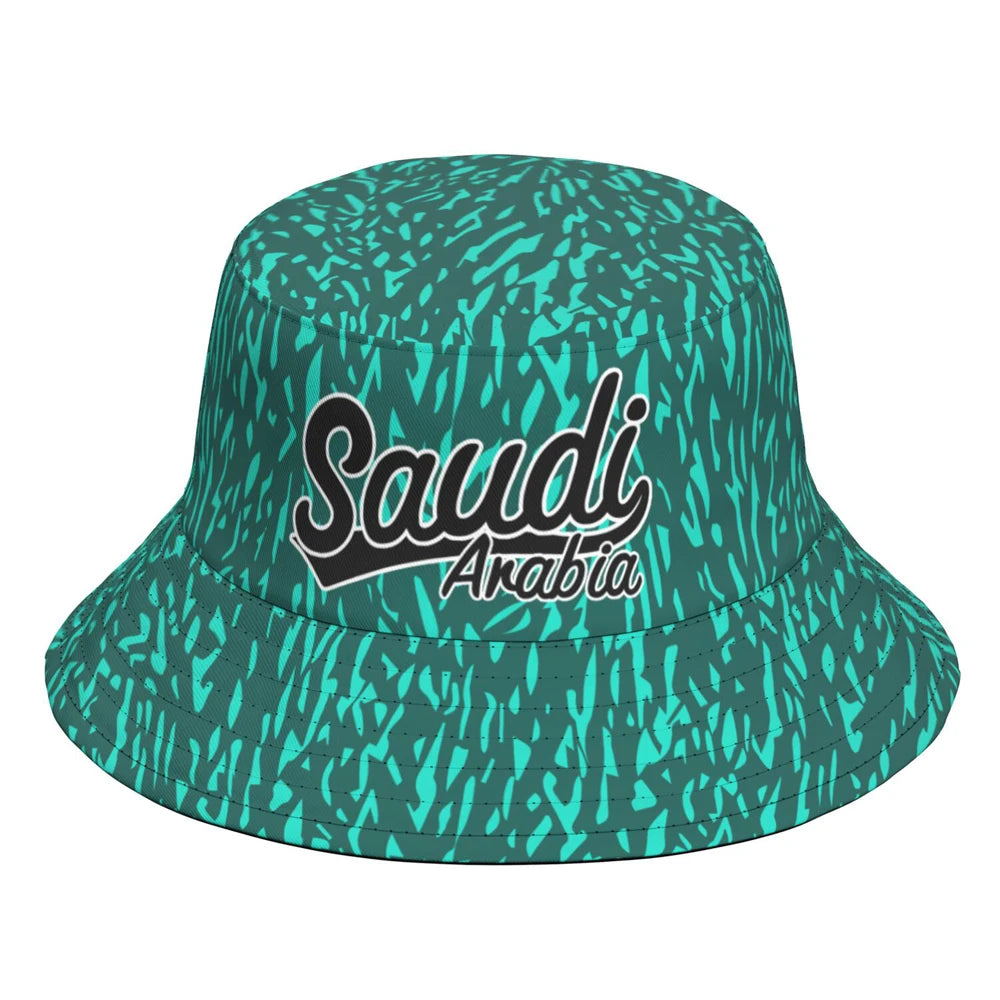 Saudi Arabia Fisherman Hats Bucket Cap Country Travel