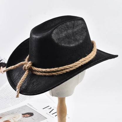 New Vintage Roll Brim Western Cowboy Hats Outdoor