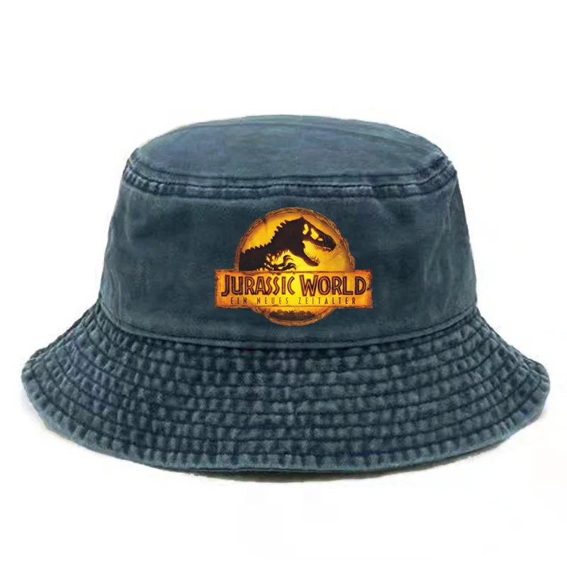 Jurassic World Bob Bucket Hat Distressed Hats Cap Men