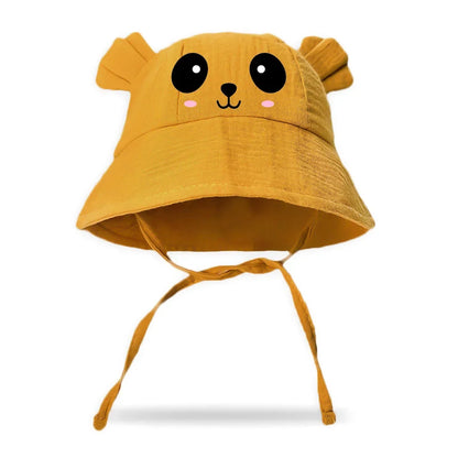 Cute Baby Bear Hat For Boys And Girls Breathable Beach Hat