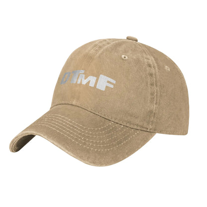 Casual Bad Bunny DTMF Baseball Cap Distressed Washed Headwear