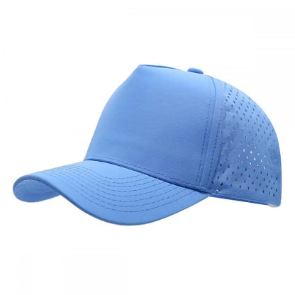 New Five-Ply Laser Perforated Quick-Drying Cap Breathable Sports Visor Cap