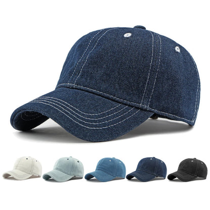 Baseball Cap Men Women Cotton Denim Baseball Hat