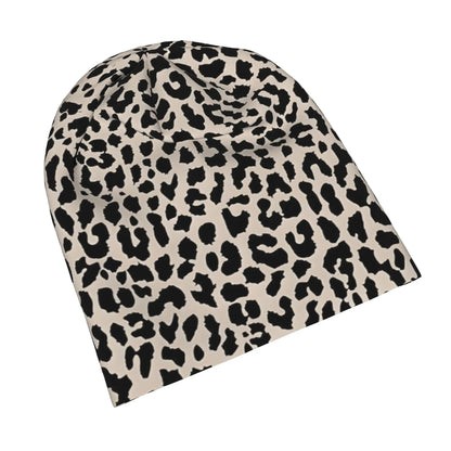 Tan Leopard Bonnet Homme Autumn Spring Thin Hat