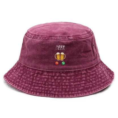 Customize Cotton Washed Bucket Hat Vintage Fishing Hat
