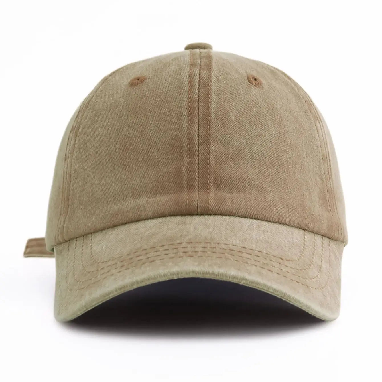 1pc Solid Color Washed Baseball Cap For Adults,  Minimalist Retro Style Casual Soft
