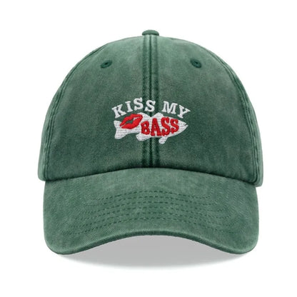 1pc "Kiss My Bass" Leisure Baseball Cap for Men