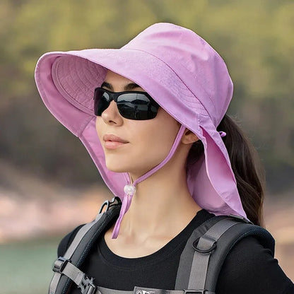 100% Polyester Summer Outdoor Sunshade Hat