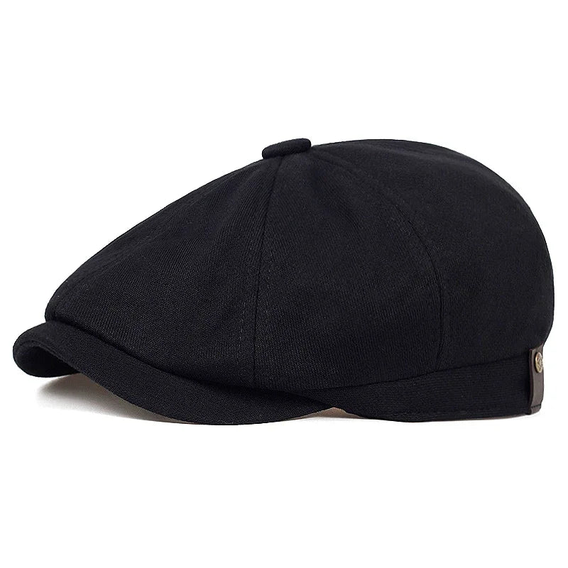 Retro Newsboy Caps Men Octagonal Hats British Painters Hats