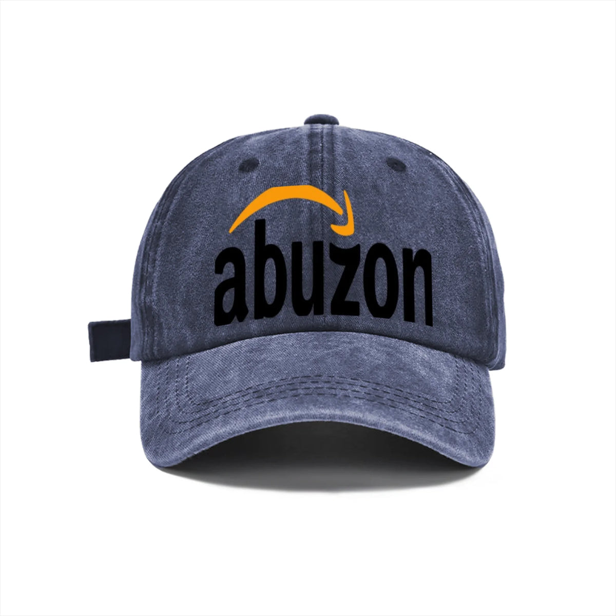 Vintage Washed Baseball Cap Unisex Distressed Snapback Hat Parody Graphic Embroidered Adjustable Dad Hat