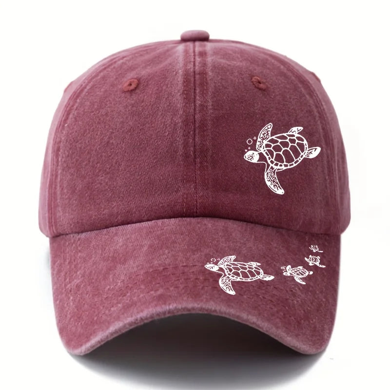 A Stylish Printed Baseball Cap For Both Men And Women