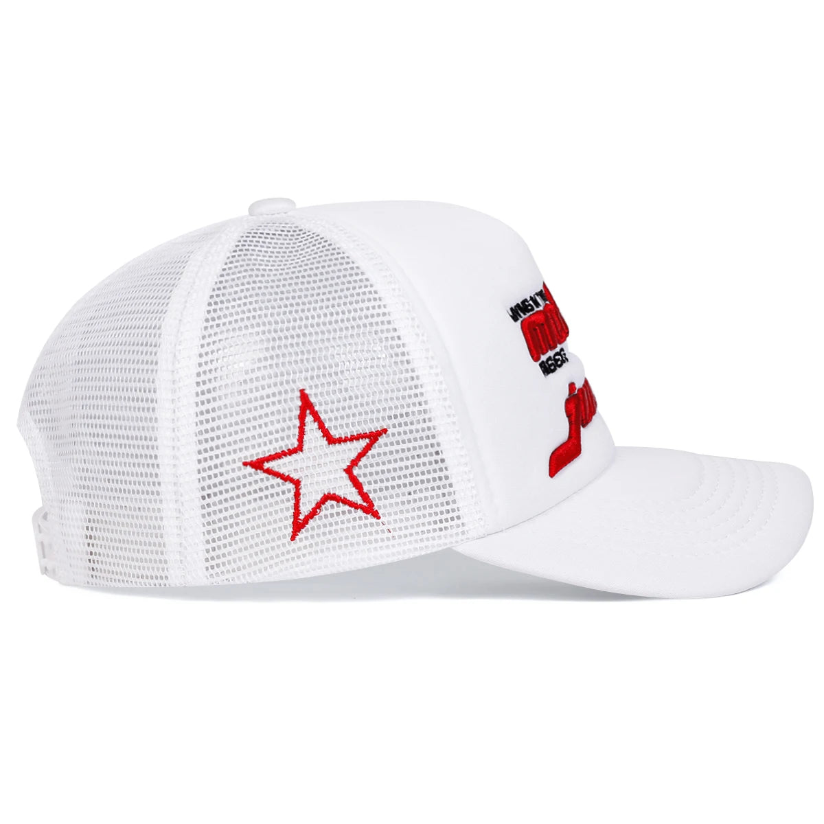 Unisex Modern Junkie Letter Embroidery Baseball Net Caps Spring and Summer