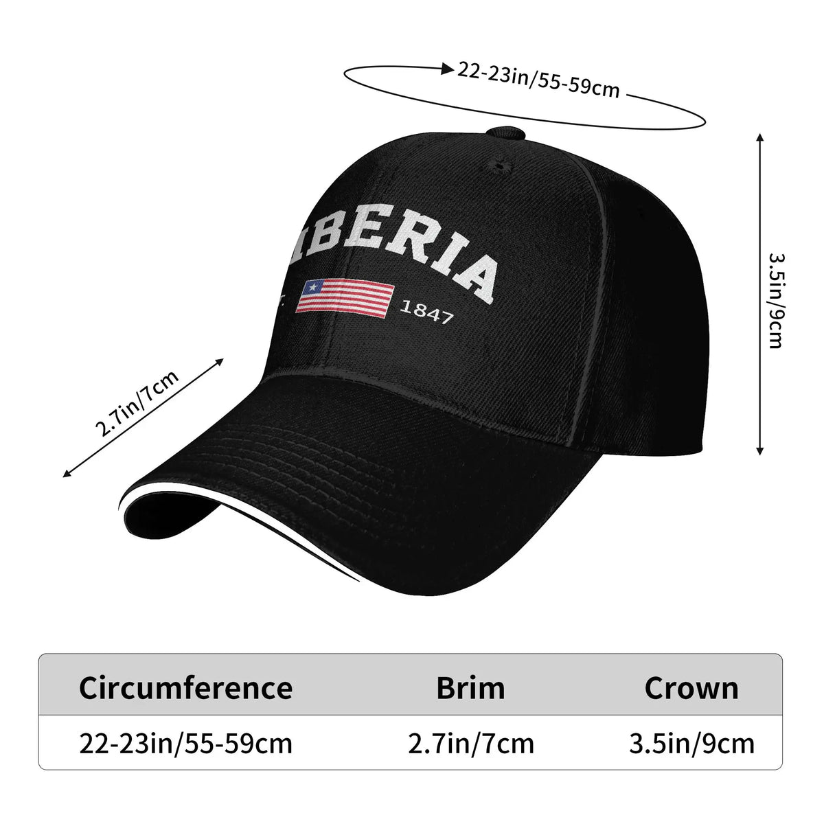 Liberia EST Baseball Cap