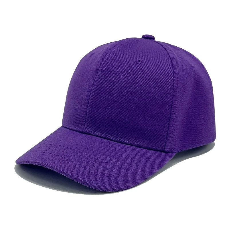 Fashionable Sun Shading Hip-Hop Solid Color Baseball Cap