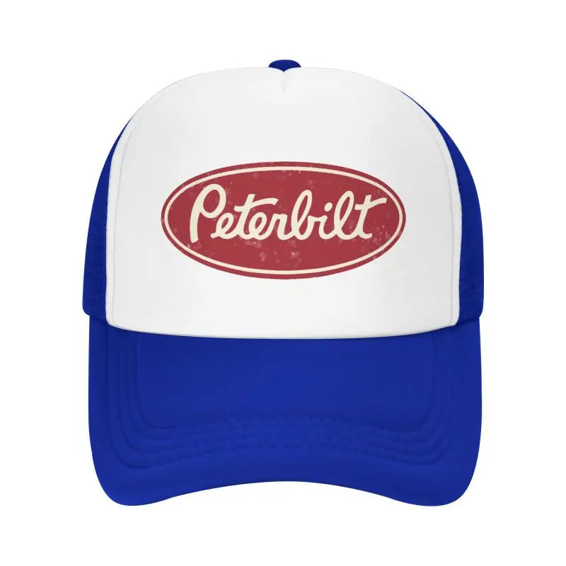 Peterbilt Truck Racing Men Mesh Baseball Caps