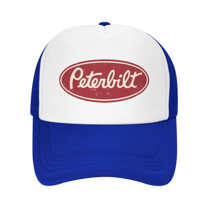 Peterbilt Truck Racing Men Mesh Baseball Caps