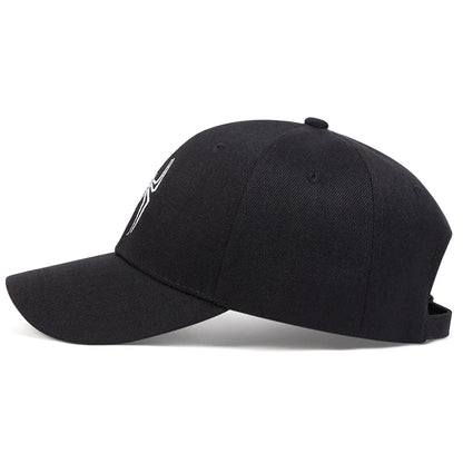 Unisex Spider Embroidery Baseball Caps Spring Autumn