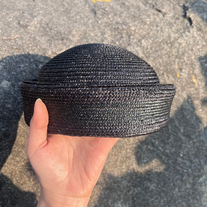 Natural Straw Sun Hat Ins Blogger Fashion Summer Flat Berets Women