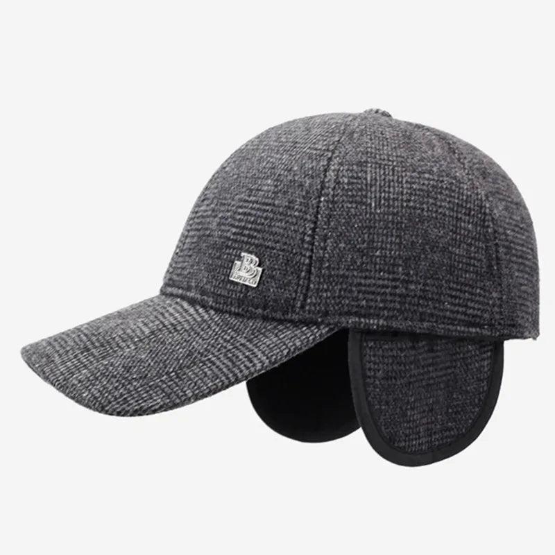 New Winter Fleece-Lined Plush Thickened Warm Baseball Caps
