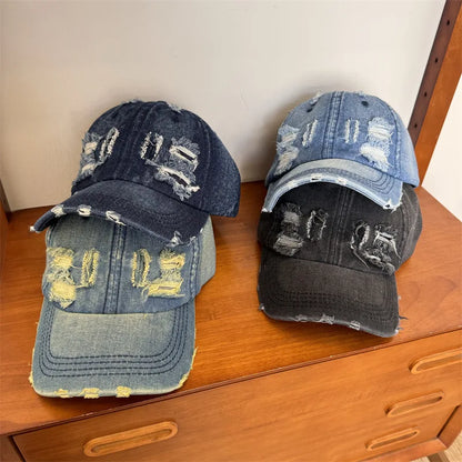 American-Style Street Retro Washed Baseball Cap