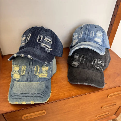 American-Style Street Retro Washed Baseball Cap