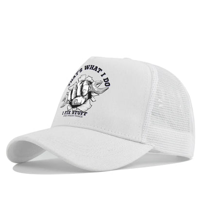 Spring Summer Printed Mesh Breathable Baseball Cap