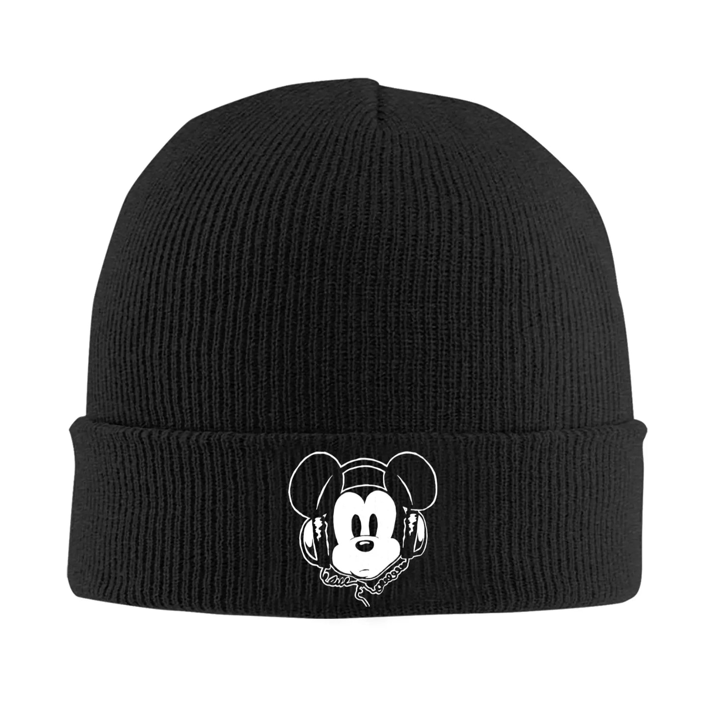 Minnie Mouse Mickey Knitted Caps For Women Men Beanie Winter Hats