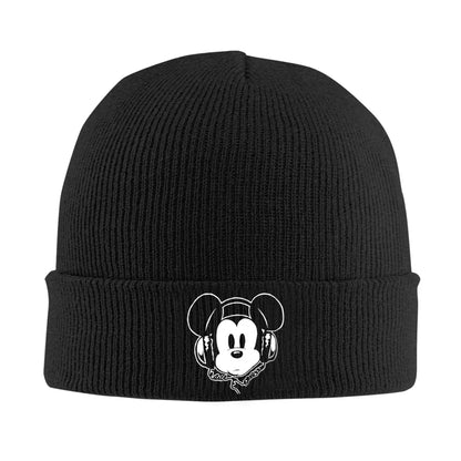 Minnie Mouse Mickey Knitted Caps For Women Men Beanie Winter Hats