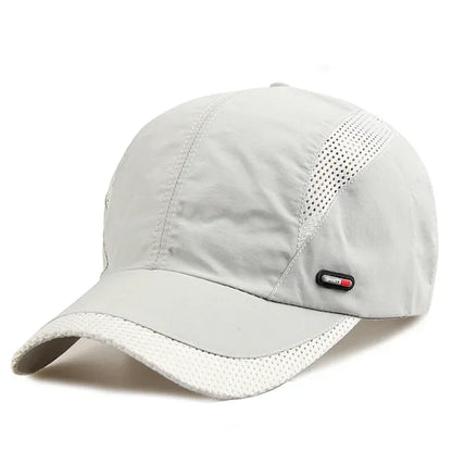 Summer Brand For Men Sports Running Sweat Baseball Cap Male Canada Golf Quick Dry Women Kpop Solid Snapback Bone Mesh Hat