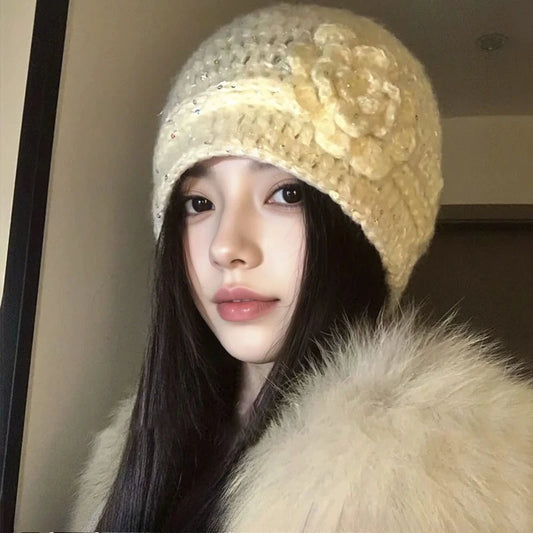 Women's Autumn Winter Item Fashion Warm Cold Pullover Hats