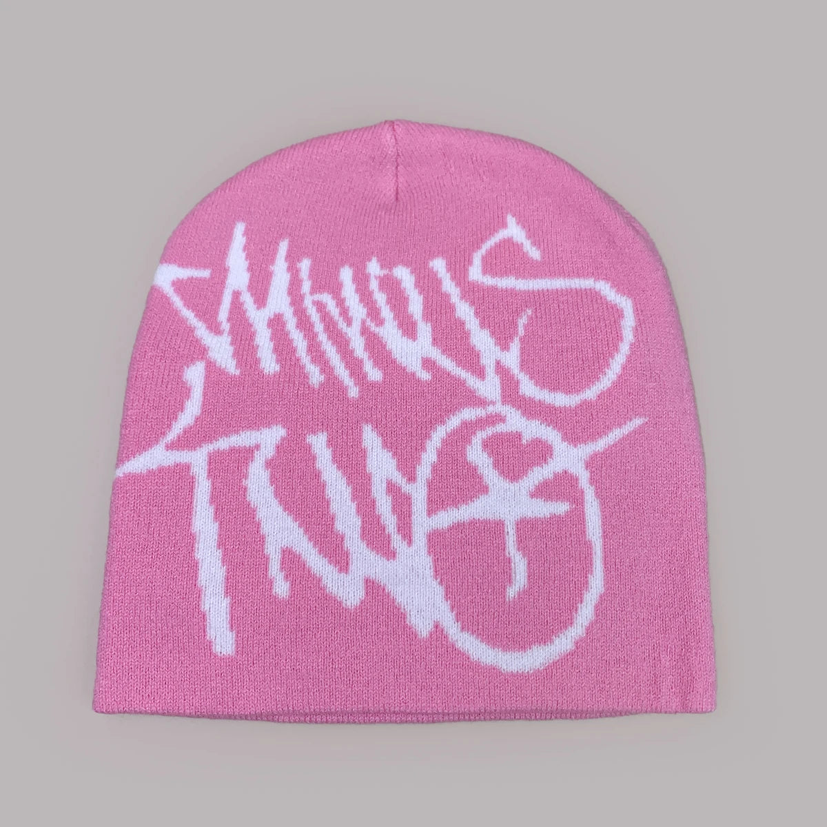 Niche American Street Jacquard Letters Knitted Hats New Men Women