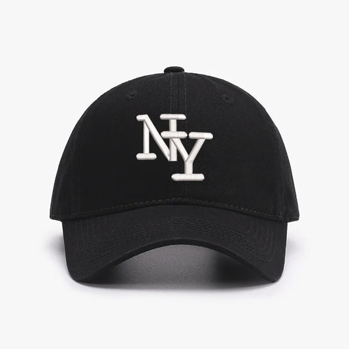 Embroidery NY Letters New York Baseball Cap For Men Soft Top Cotton