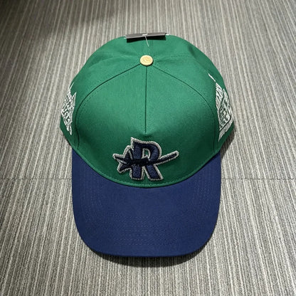 Contrast Brim 3D Embroidered Rough Play Hats
