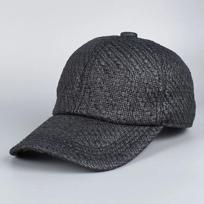Straw Sun Hat Men Women Summer Baseball Cap