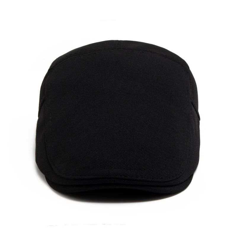 New Spring Autumn Beret Men Pineapple Pattern Fabric Casual Vintage Newsboy Hat