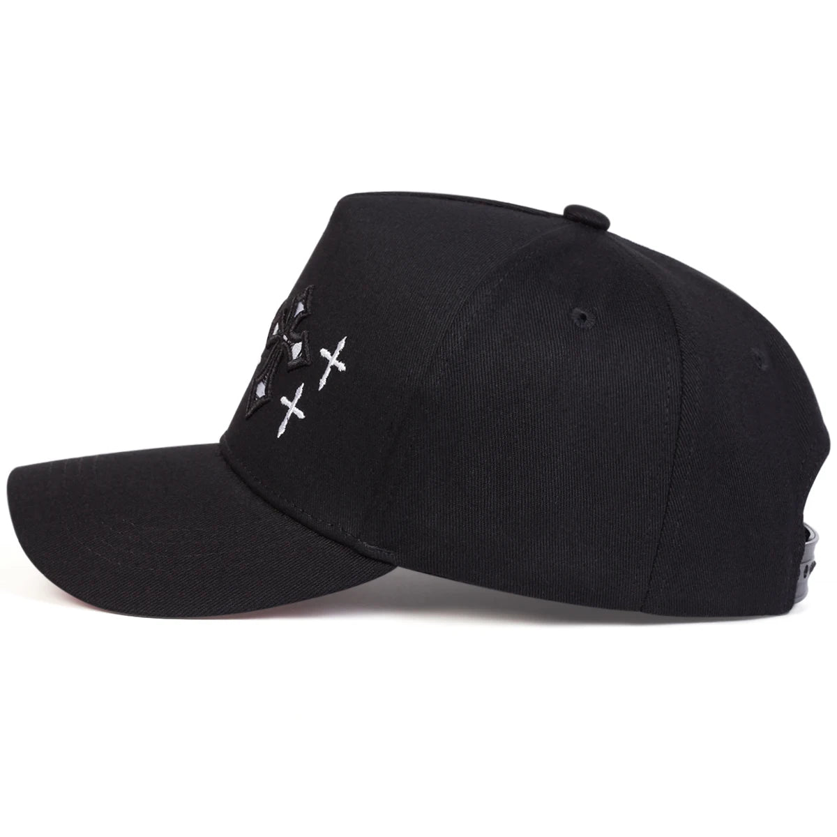 Unisex Double Cross Embroidery Baseball Caps Outdoor Adjustable Casual Hats Sunscreen Hat Sports Cap
