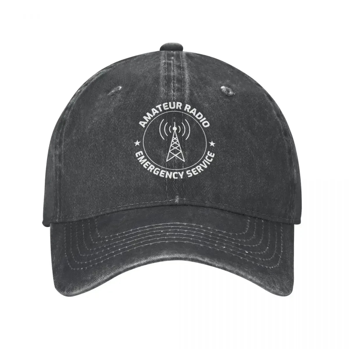 Amateur Ham Radio Grandpa Dad Operator Gift Baseball Cap