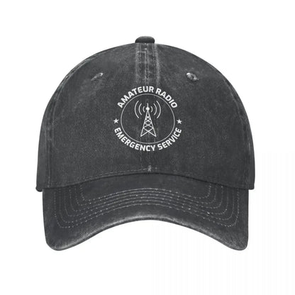 Amateur Ham Radio Grandpa Dad Operator Gift Baseball Cap