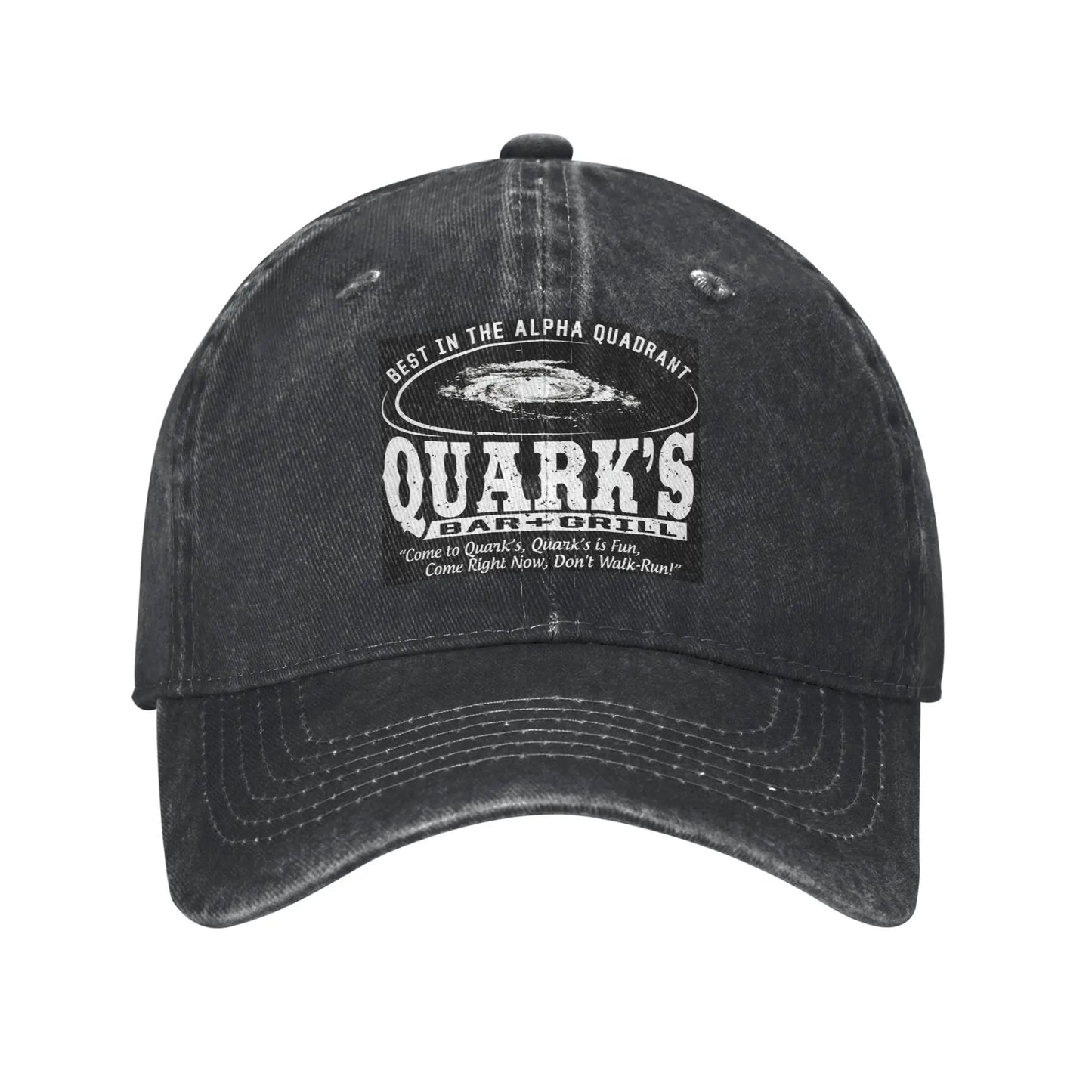 Deep Space 9 Quarks Bar Baseball Caps Denim Fabric Hats