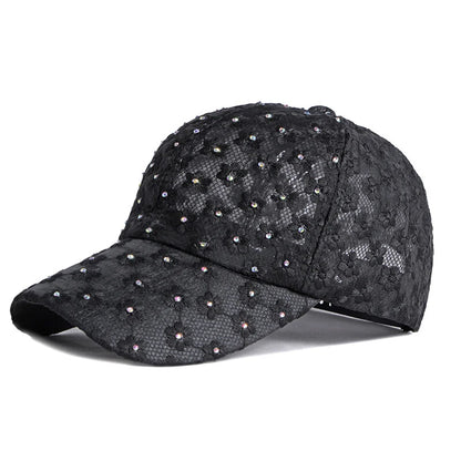 New Lace Hat Women's Thin Breathable Baseball Hats