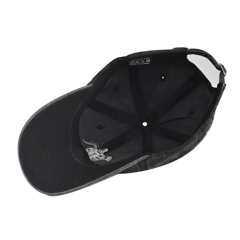 Spring And Summer Cotton Letter Print Casquette Baseball Cap